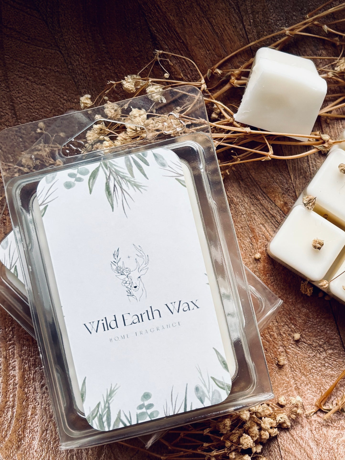Jade Orchid and Lotus Blossom Fragranced Wax Melt Clamshell