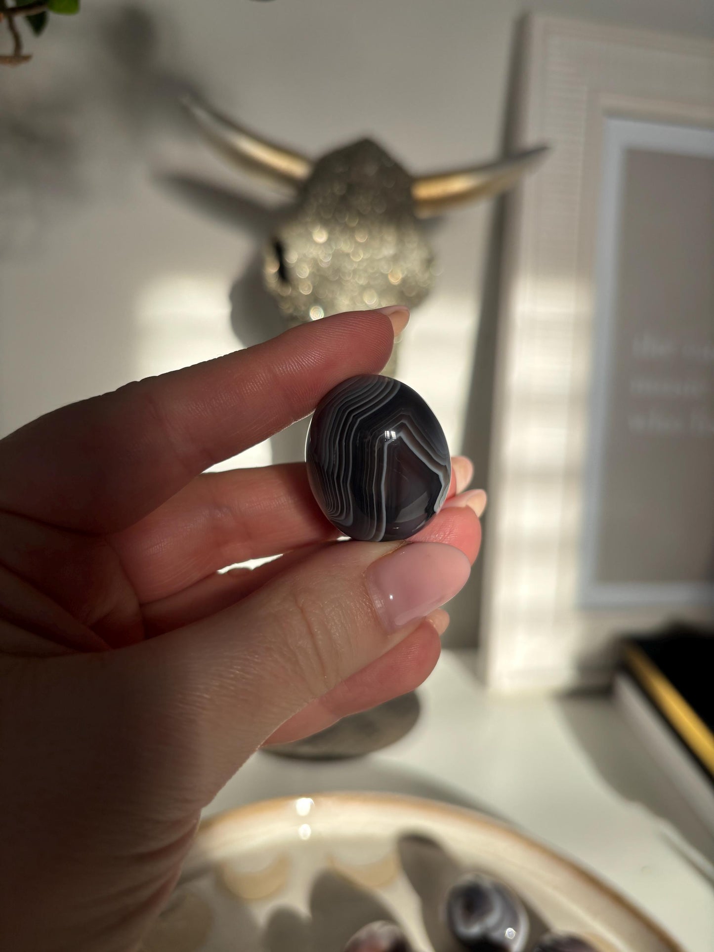 Botswana Agate Tumbles | Crystal Healing | Pocket Crystals | Worry Crystals | Tumblestones | Banded Agate