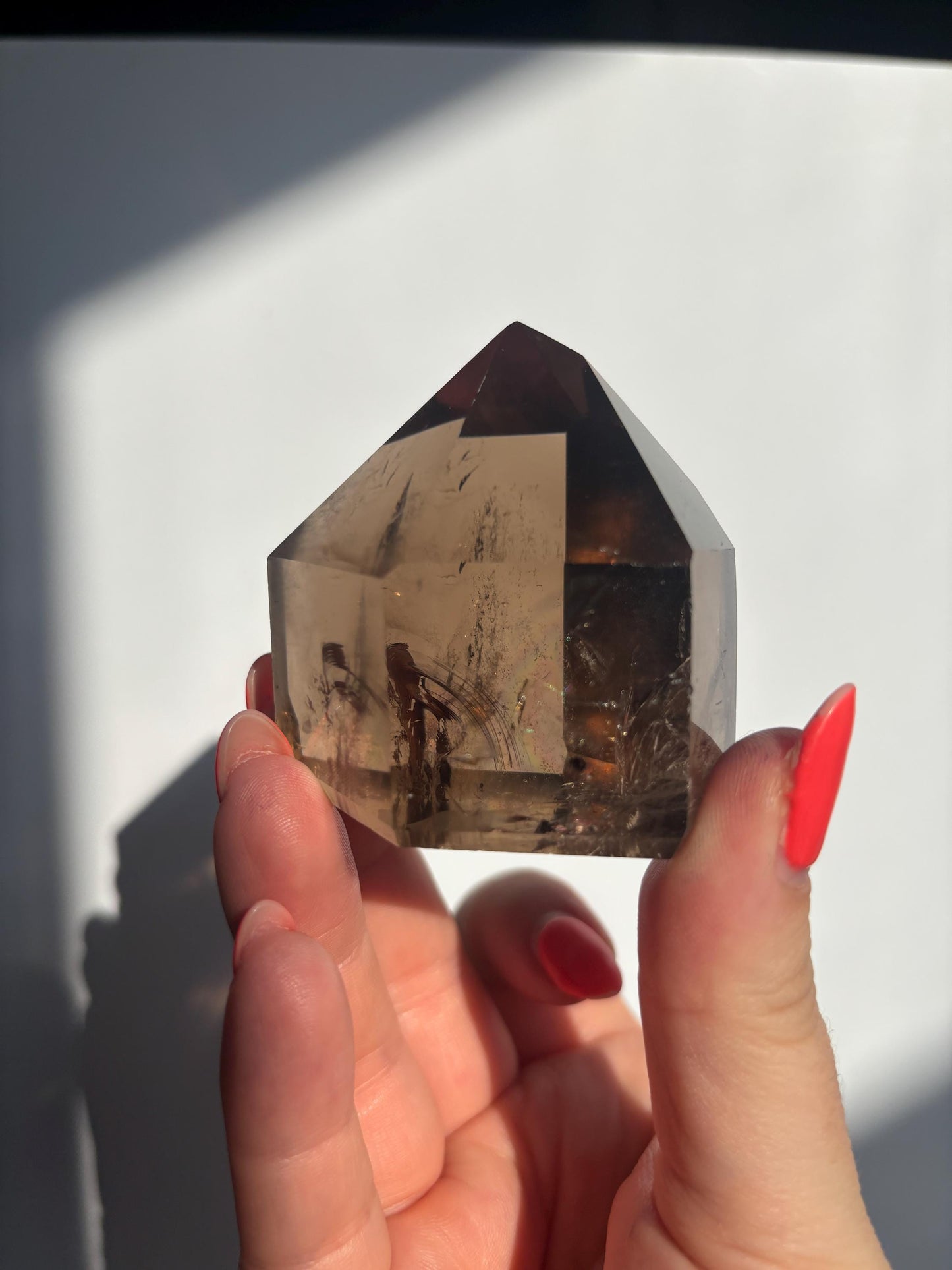 Smokey Quartz Tower | Brazilian Smoky Quartz | High Quality Polished Crystals | Crystal Healing