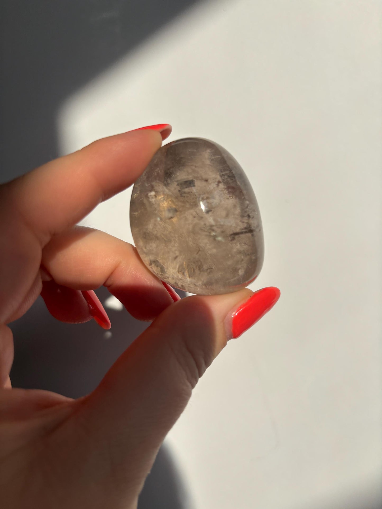 Smokey Quartz Lense | Brazilian Smoky Quartz | High Quality Polished Crystals | Crystal Healing