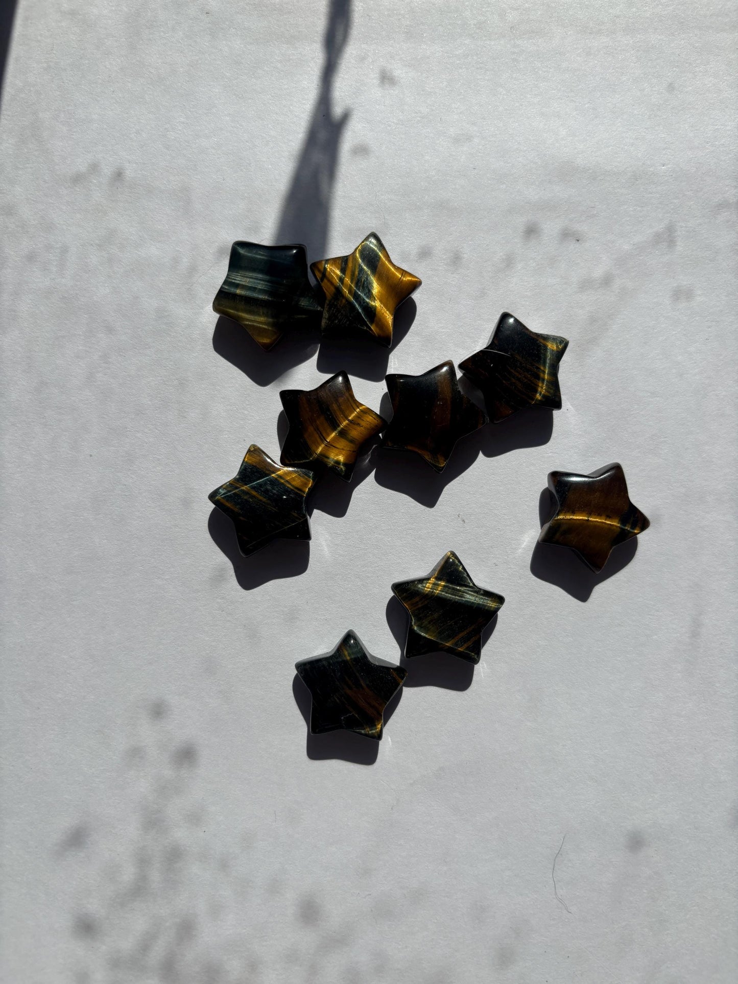 Tigers Eye Mini Star | Crystal Healing | High Quality Polished Crystal | Mini Crystal Pocket Stone
