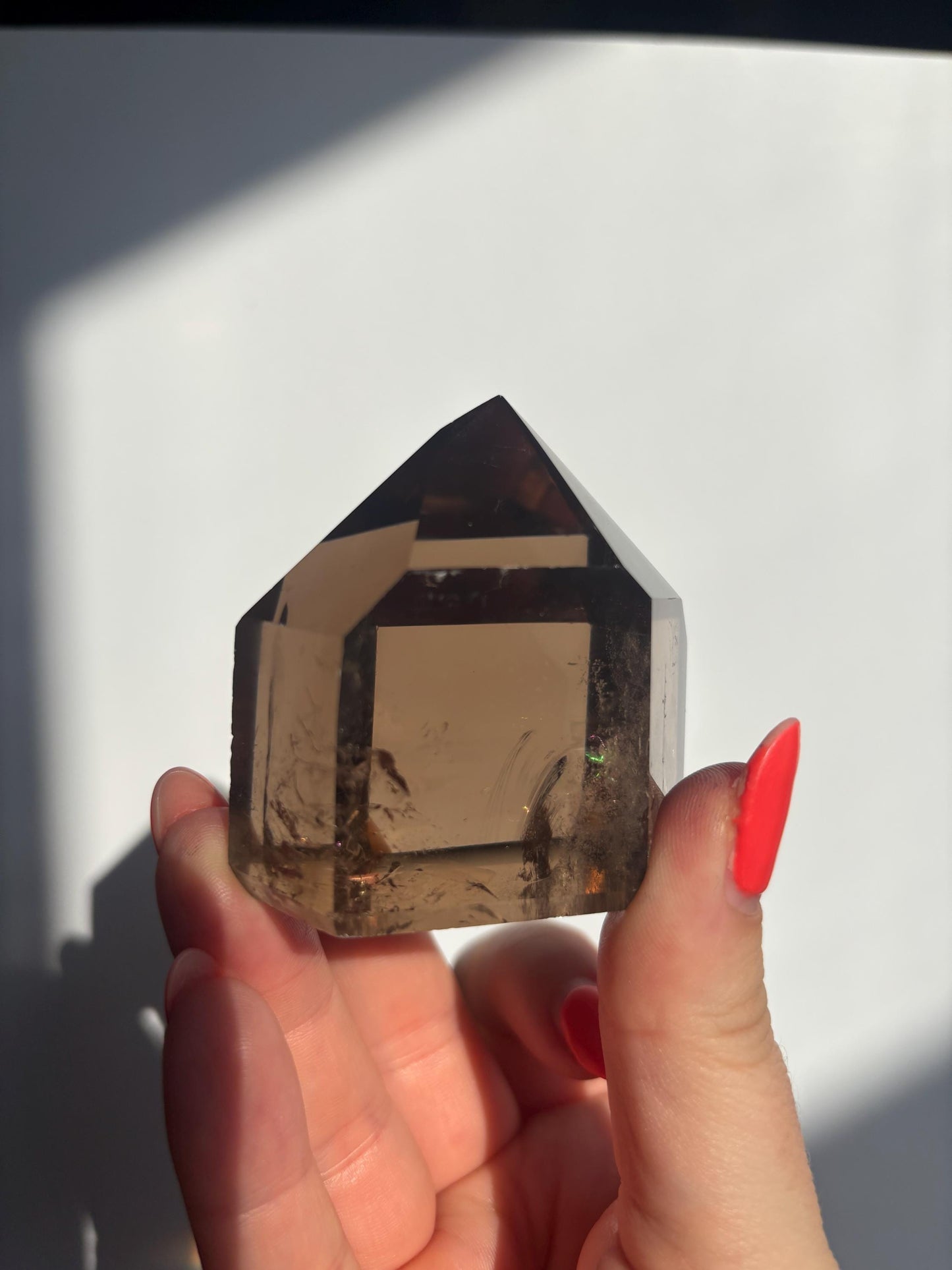 Smokey Quartz Tower | Brazilian Smoky Quartz | High Quality Polished Crystals | Crystal Healing
