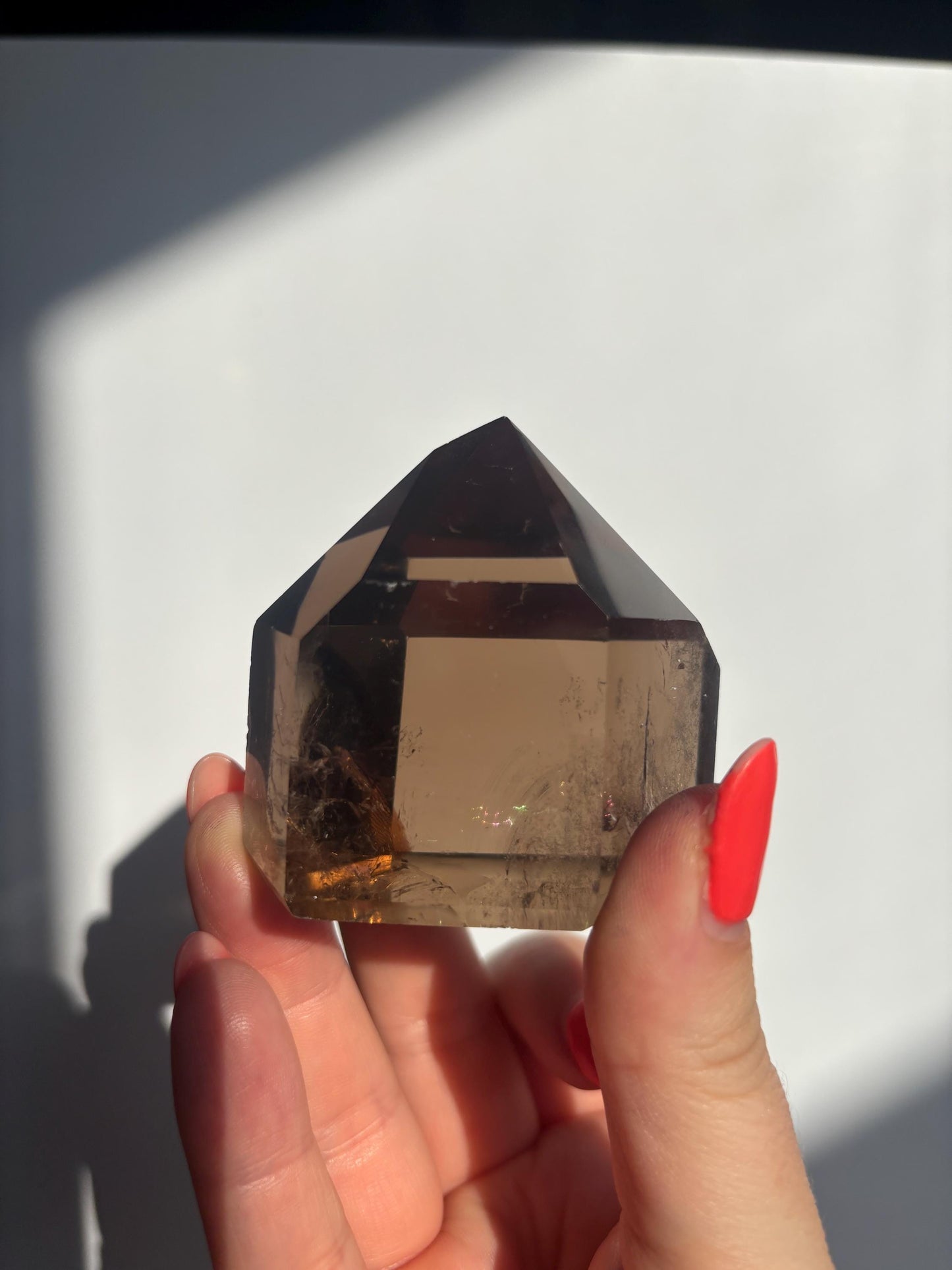 Smokey Quartz Tower | Brazilian Smoky Quartz | High Quality Polished Crystals | Crystal Healing