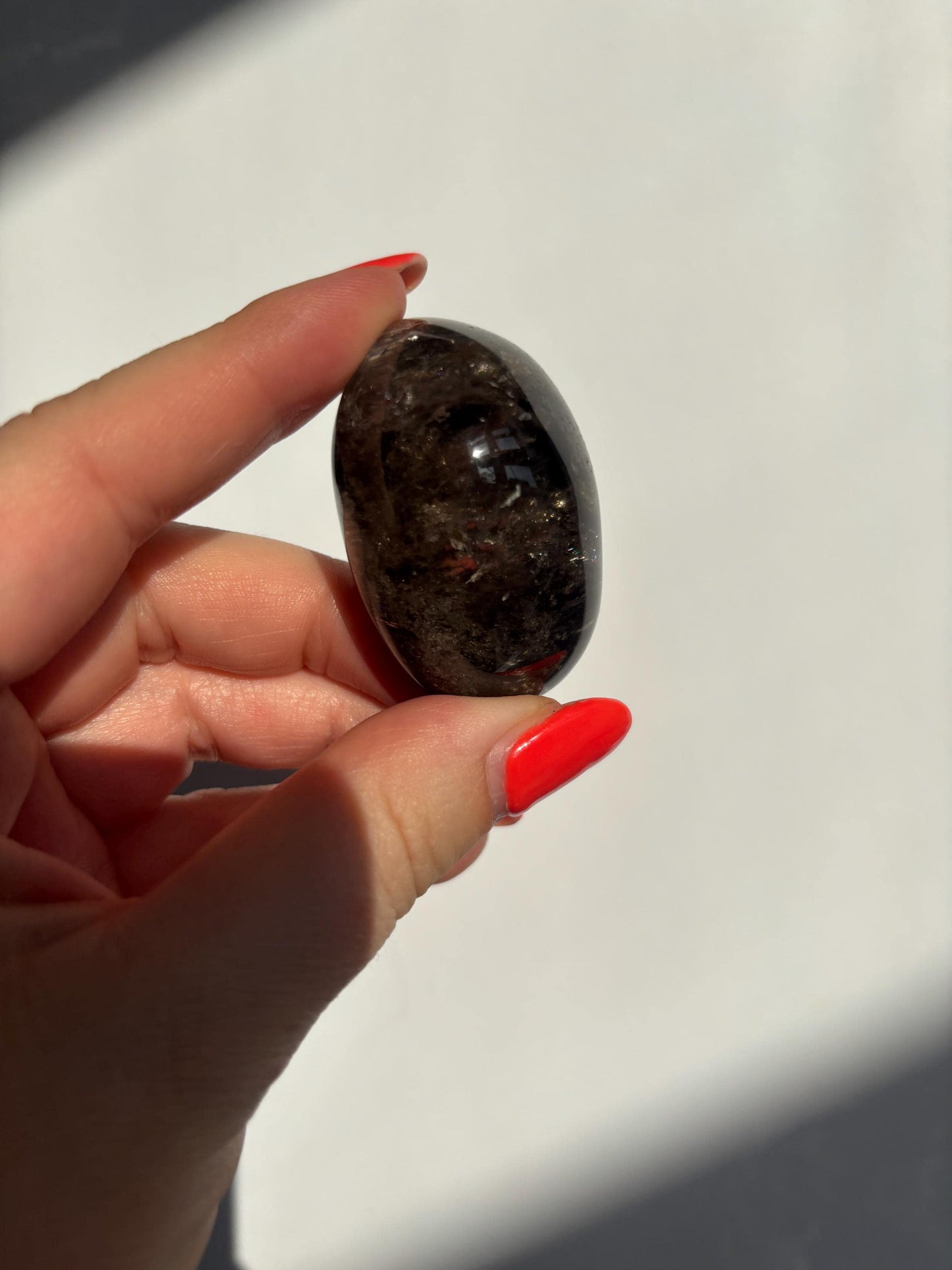 Smokey Quartz Lense | Brazilian Smoky Quartz | High Quality Polished Crystals | Crystal Healing