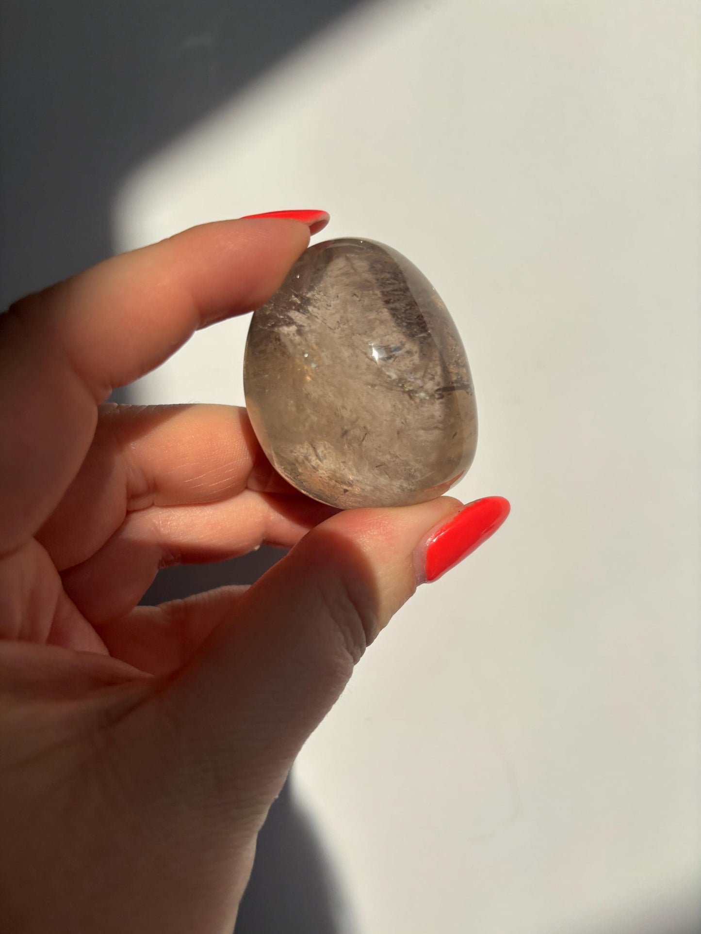 Smokey Quartz Lense | Brazilian Smoky Quartz | High Quality Polished Crystals | Crystal Healing