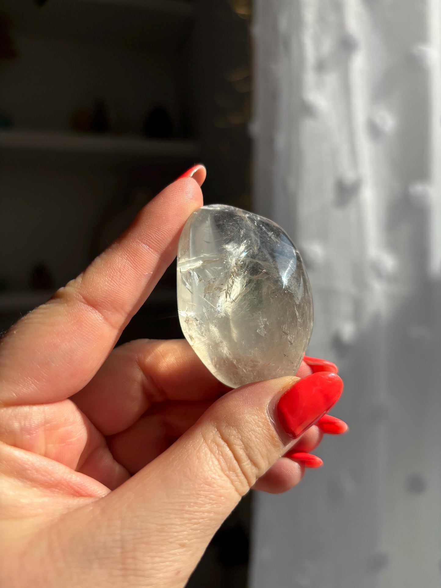 Prasiolite Freeform | Crystal Healing | High Quality Polished Crystal | Balance | Harmony