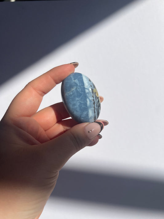 Banded Blue Opal Palmstone