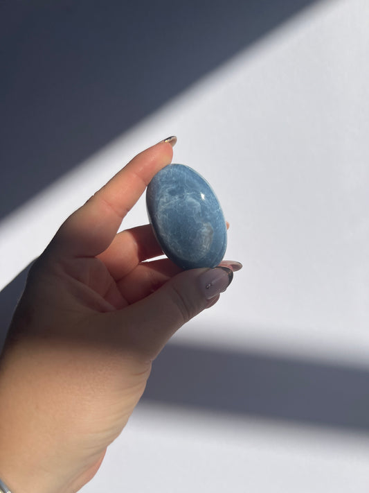 Banded Blue Opal Palmstone