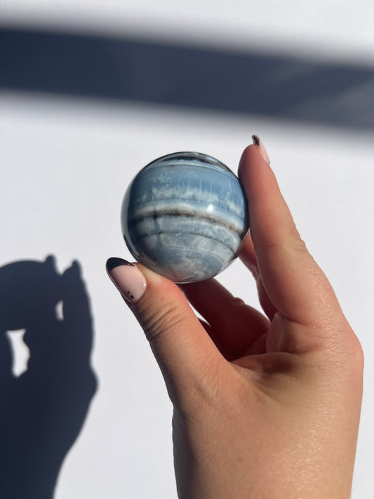 Banded Blue Opal Sphere