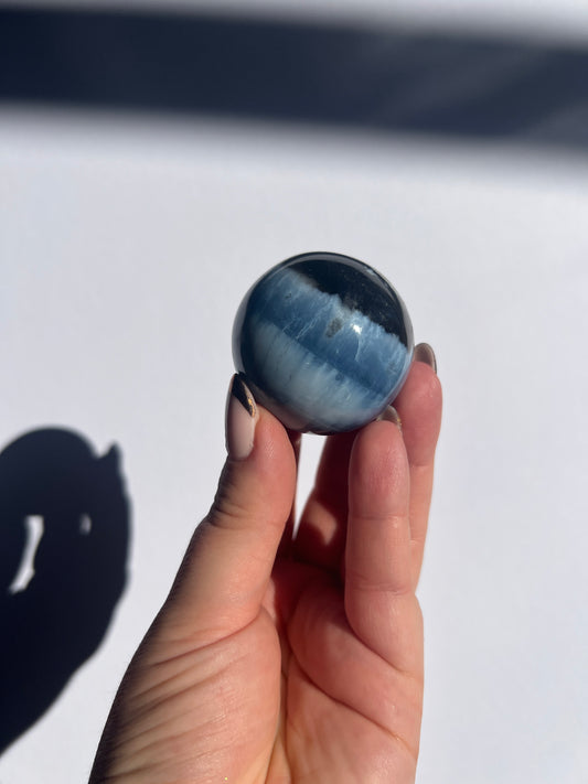 Banded Blue Opal Sphere