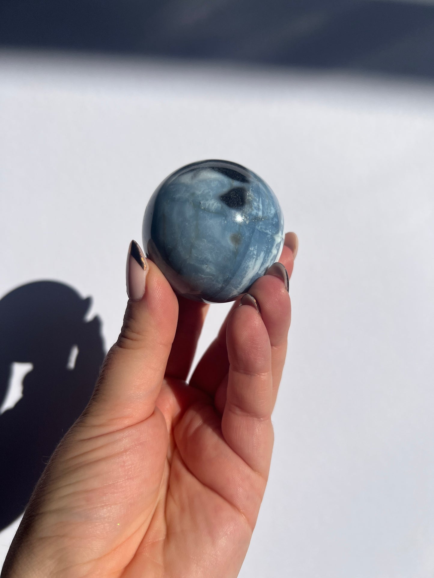 Banded Blue Opal Sphere