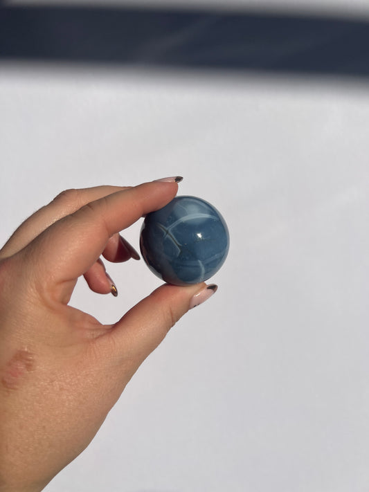 Banded Blue Opal Sphere