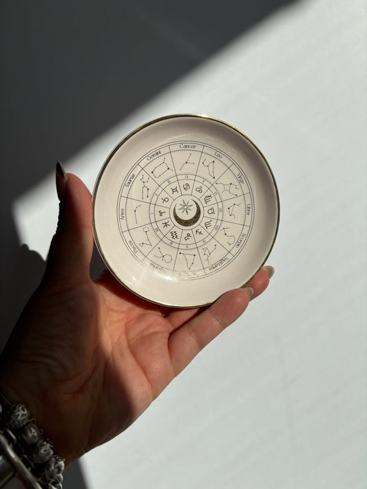 Off White Astrology Wheel Trinket Dish