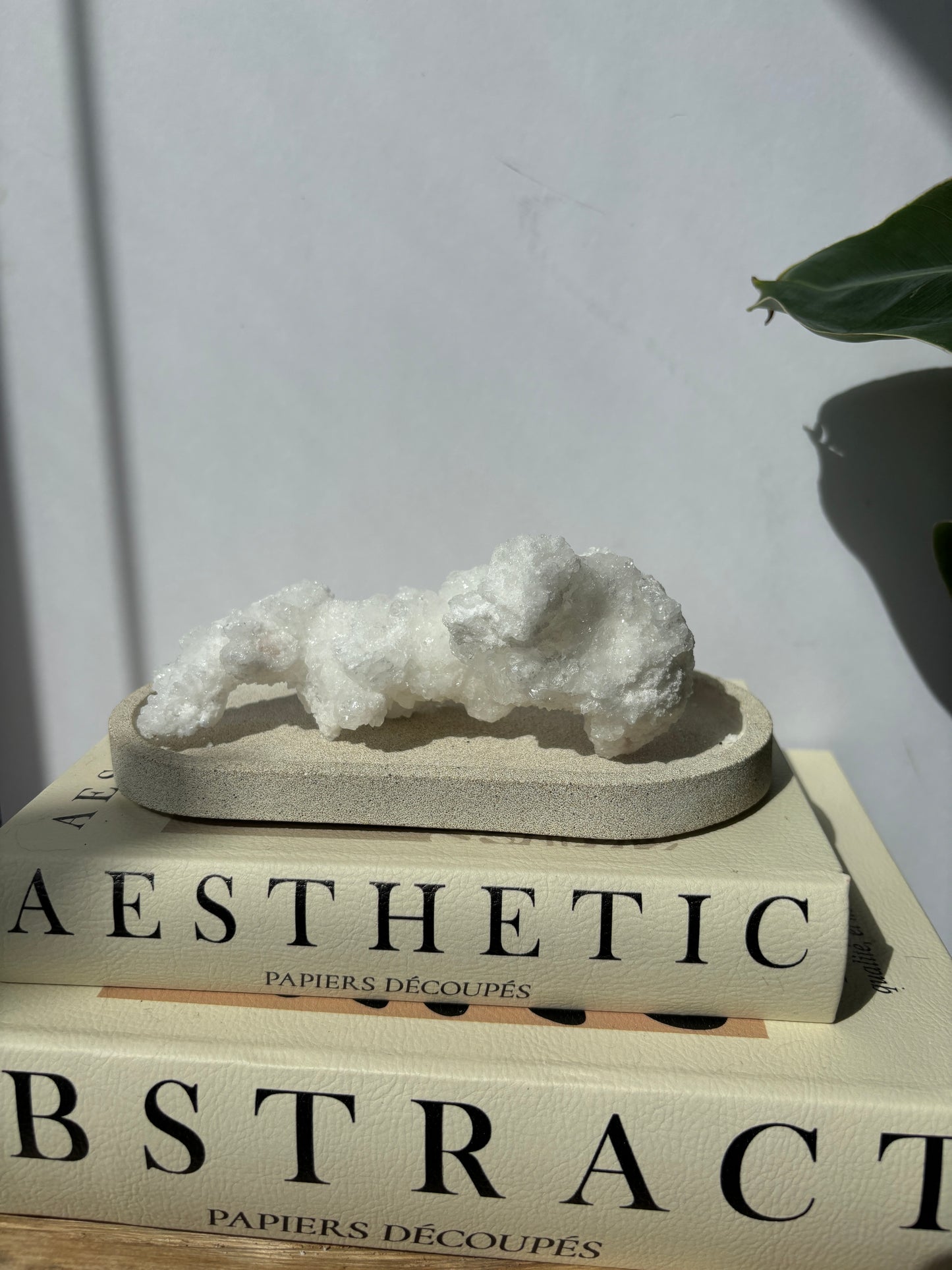 White Aragonite Cluster