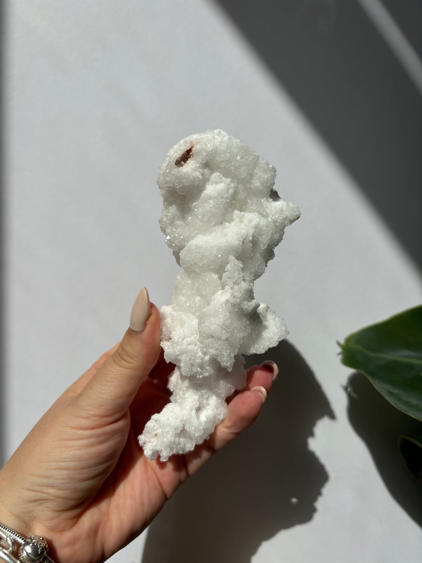 White Aragonite Cluster