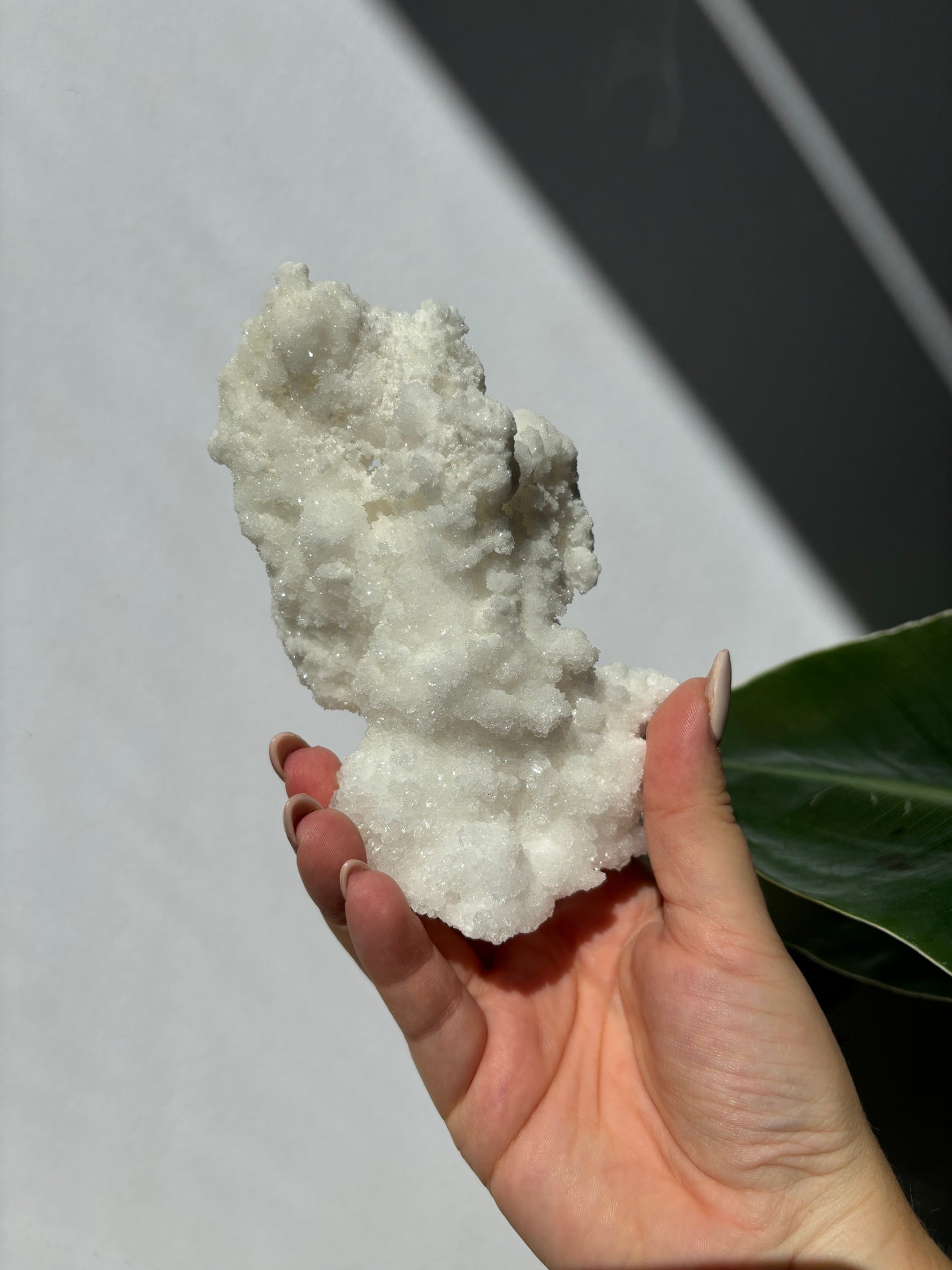 White Aragonite Cluster