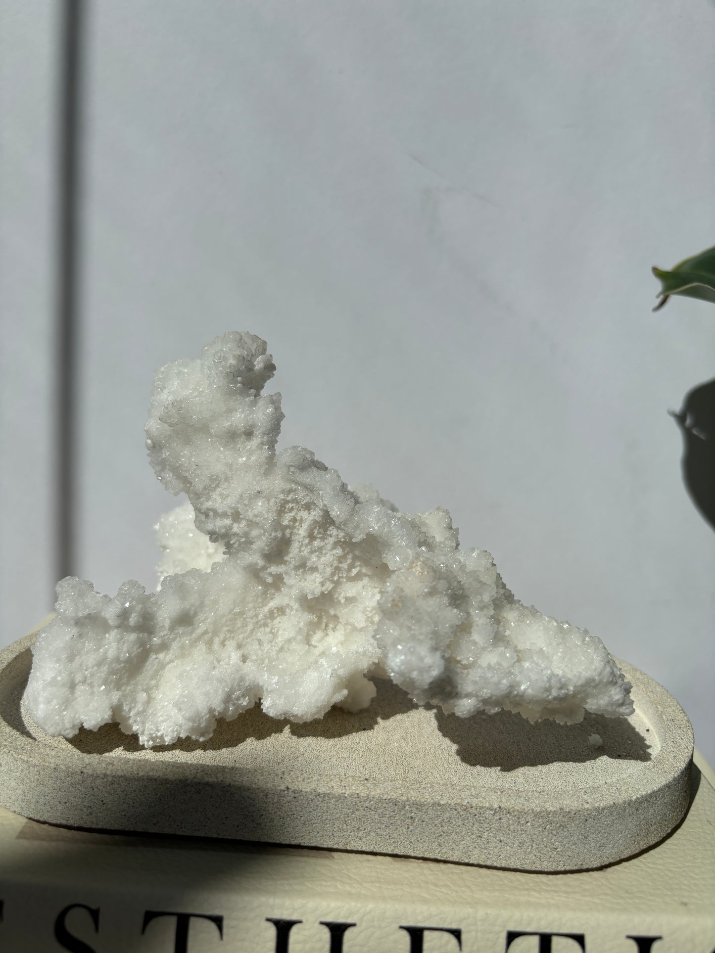 White Aragonite Cluster