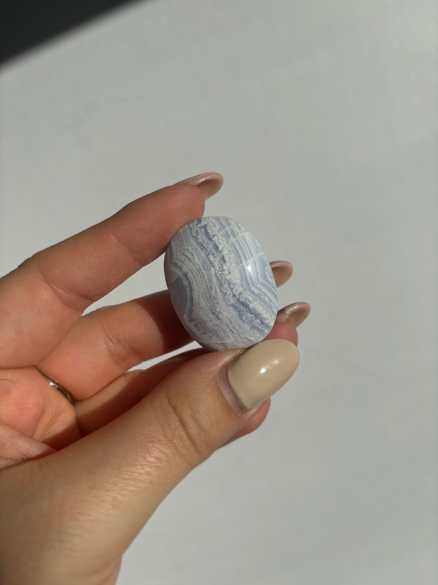 Blue Lace Agate Palm