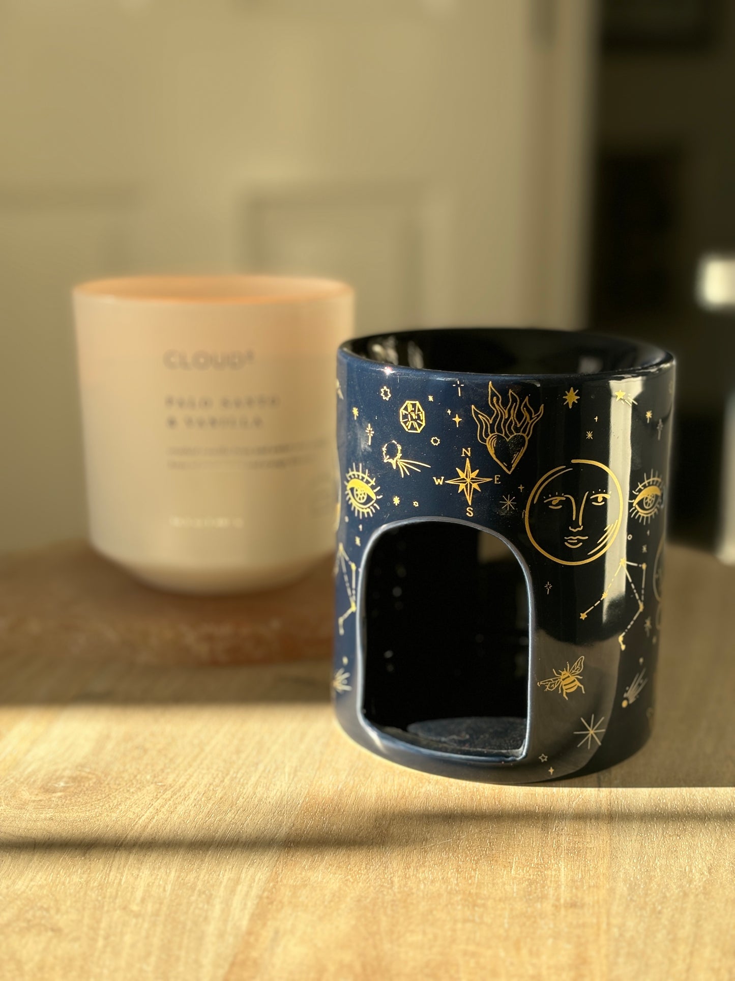 Blue Starry Night Wax Burner