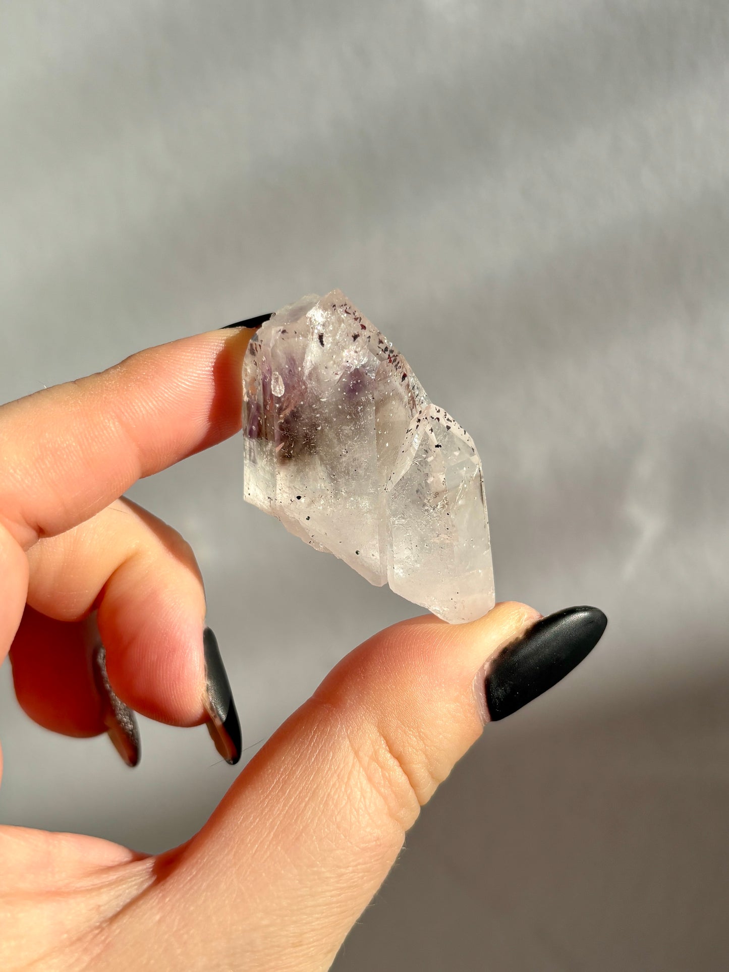 Brandberg Amethyst with Red Hematite