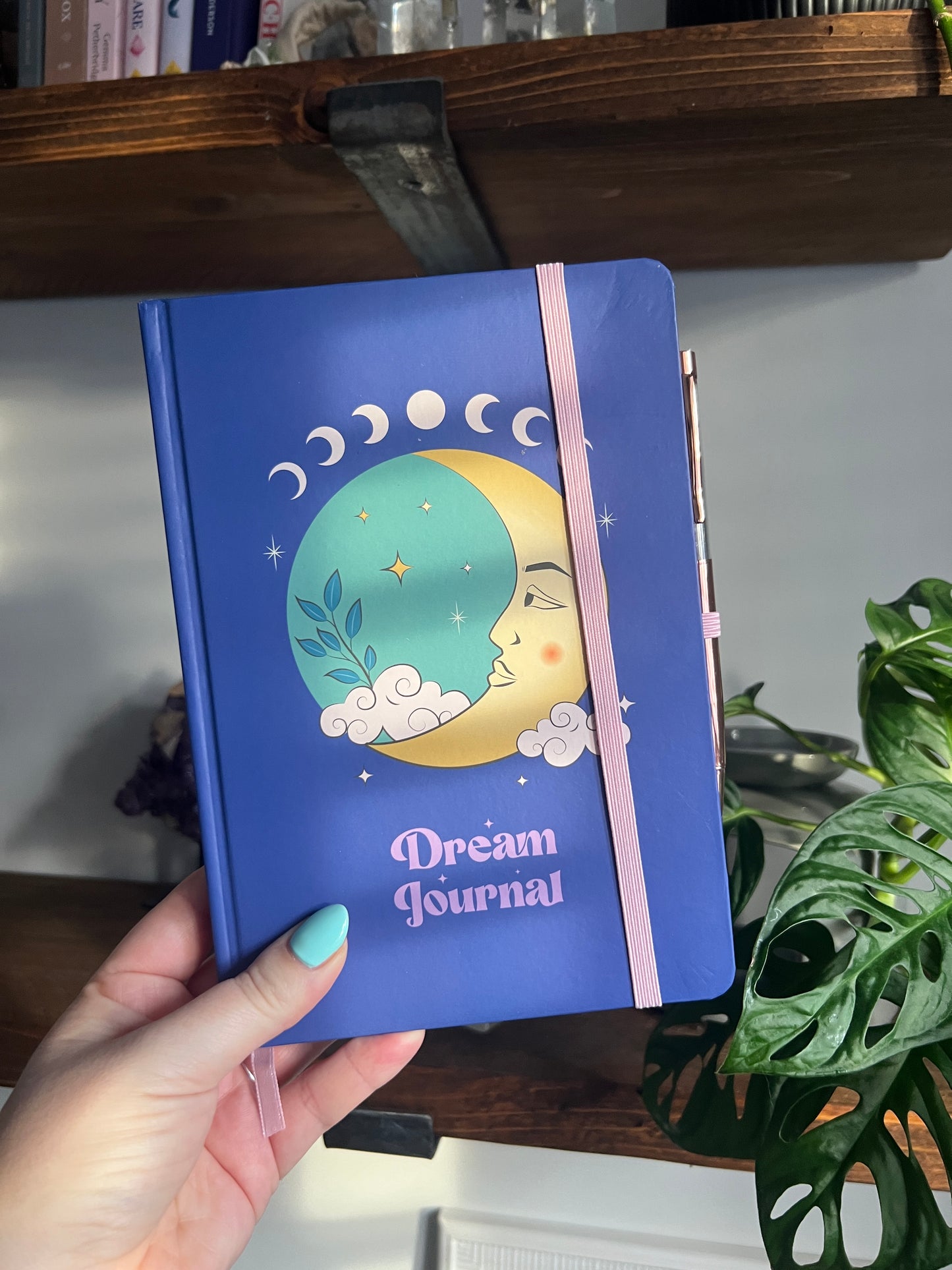 The Moon Dream Journal with Amethyst Pen