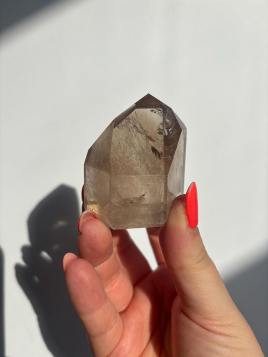 Smokey Quartz Tower | Brazilian Smoky Quartz | High Quality Polished Crystals | Crystal Healing