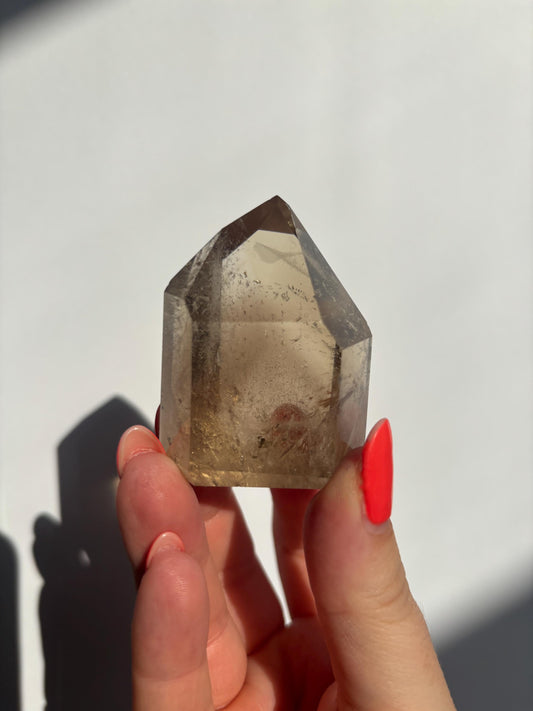 Smokey Quartz Tower | Brazilian Smoky Quartz | High Quality Polished Crystals | Crystal Healing