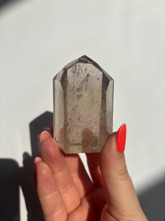 Smokey Quartz Tower | Brazilian Smoky Quartz | High Quality Polished Crystals | Crystal Healing