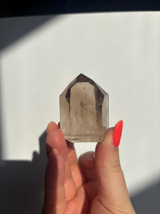 Smokey Quartz Tower | Brazilian Smoky Quartz | High Quality Polished Crystals | Crystal Healing