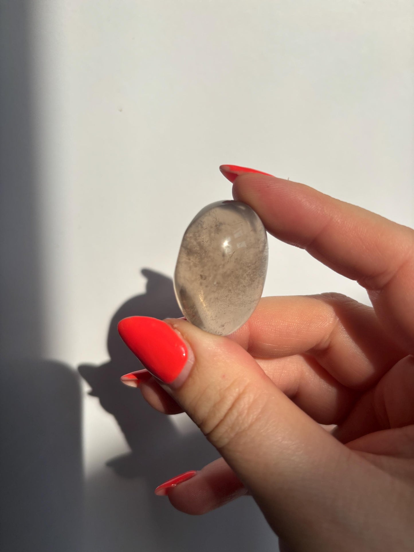 Smokey Quartz Lense | Brazilian Smoky Quartz | High Quality Polished Crystals | Crystal Healing