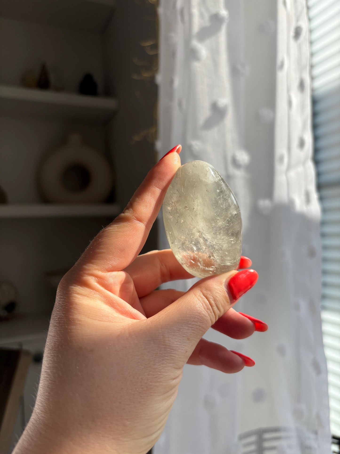 Prasiolite Freeform | Crystal Healing | High Quality Polished Crystal | Balance | Harmony