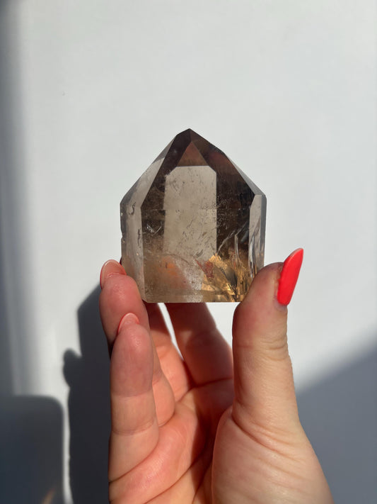 Smokey Quartz Tower | Brazilian Smoky Quartz | High Quality Polished Crystals | Crystal Healing