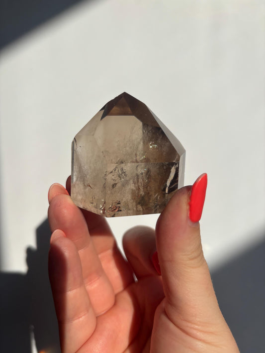 Smokey Quartz Tower | Brazilian Smoky Quartz | High Quality Polished Crystals | Crystal Healing
