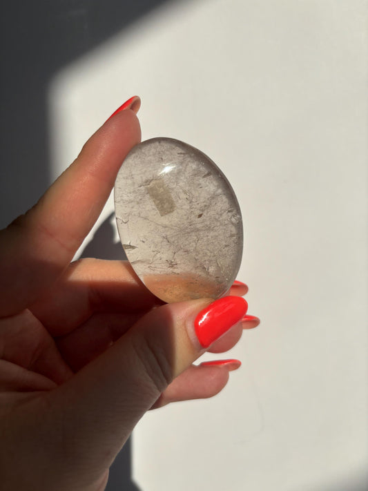 Smokey Quartz Lense | Brazilian Smoky Quartz | High Quality Polished Crystals | Crystal Healing