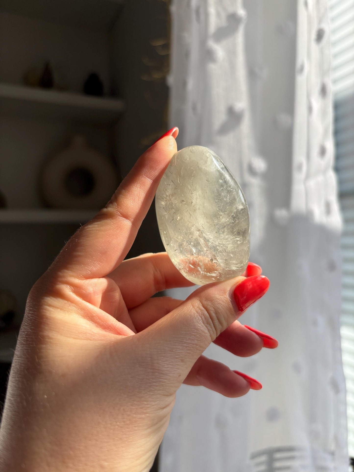 Prasiolite Freeform | Crystal Healing | High Quality Polished Crystal | Balance | Harmony